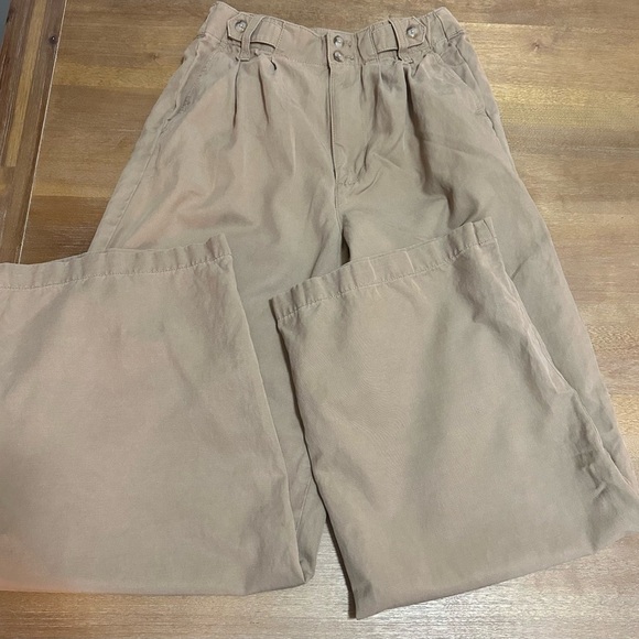 Madewell Wide Leg Khaki Pants size 0 - Picture 1 of 9